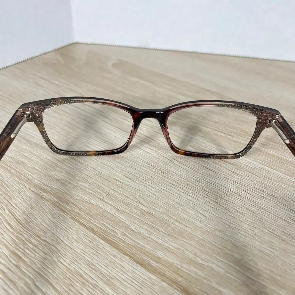 Christian Siriano TPNKG Eyeglasses Tortoise Frames Only 52-19-140 Excellent Cond